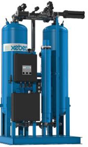 Heatless desiccant compressed air dryer - HRA - Xebec Adsorption - single-stage