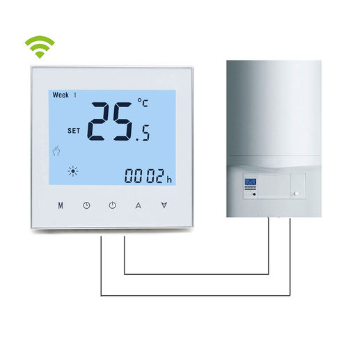 NTC thermostat - HTW-WF01 - Hotowell International Co., Limited - programmable / 240VAC / plastic