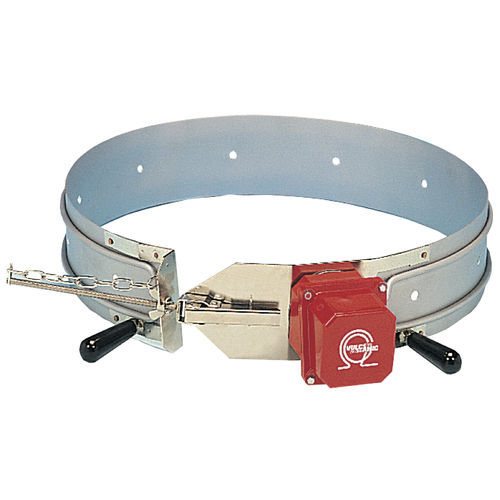 Belt drum heater - 7507 series  - Vulcanic - for viscous products / with thermostat
