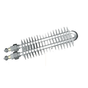 Finned heating element - 6024 series  - Vulcanic - steel