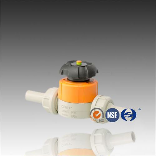 Diaphragm valve - Huasheng Pipeline Technology Company - manual / threaded / in-line