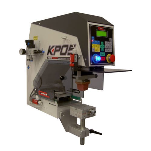 Pad printing machine with hermetic ink cup - MINIPRINT KP05 1C - COMEC ITALIA - monochrome / for the textile industry / electropneumatic