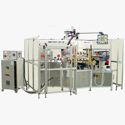 Pad printing machine with closed ink cup - LIN.STA 01.1268 - COMEC ITALIA - fully-automatic / 2-color / for the cosmetics industry