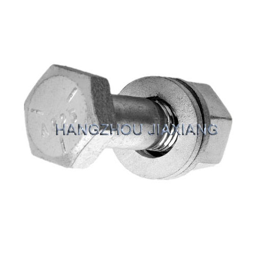 Bolt with hexagonal head - ASTM A325 - Hangzhou JIAXIANG Gaoqiang Bolts Company - with washer set