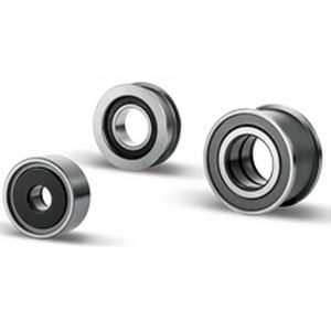 Cam follower with needle-roller bearing - LR series - WUXI IKC MACHINERY BEARING CO., LTD. - steel