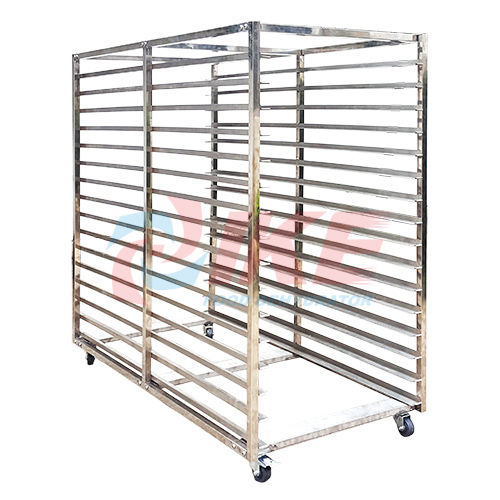 Transport cart - Guangdong IKE Industrial Co., Ltd. - stainless steel / shelf / with swivel casters