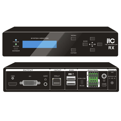 Video receiver - TS-9506KUR - Guangzhou Baolun Electronic Company - digital / audio / RS232
