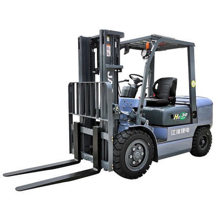 Electric forklift truck - HE Series - JAC Heavy-duty Construction Machine - ride-on / handling / 4-wheel