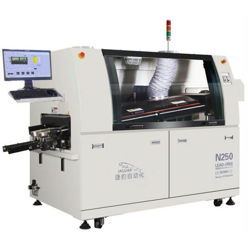 Wave soldering machine - N250 - Shenzhen Jaguar Automation Equipment Co., Ltd. - PLC-controlled / for PCB