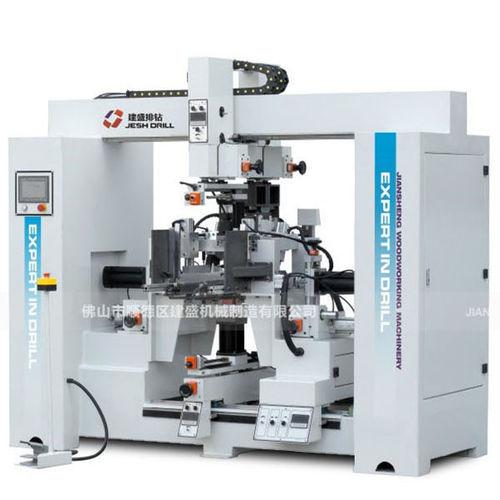 PLC-controlled boring machine - Z5XLB - Foshan Shunde Jiansheng Machine Manufacturing Co., Ltd. - for drilling / for wood / with automatic feeder