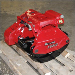 Saw with grab - SG210 - Mecanil Oy Ab - wood / compact / hydraulic