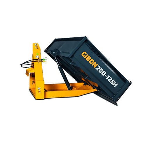 Flatbed trailer - GIBON series - UNIFOREST D.O.O. - towed / hydraulic / forestry