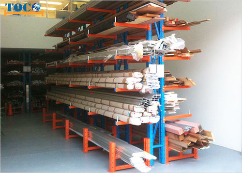 Cantilever racking - NANJING TOCO WAREHOUSE EQUIPMENT CO., LTD. - single-sided / double-sided / for long items