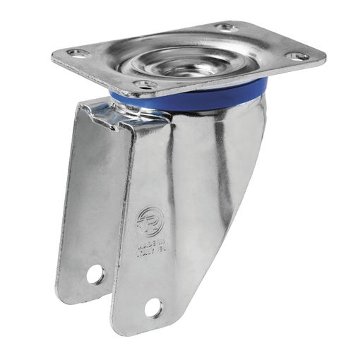 Caster bracket M series Tellure Rôta steel / adjustable / swivel