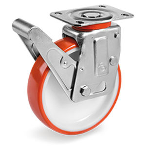 Swivel caster - 60 series  - Tellure Rôta - base plate / industrial / for trolleys