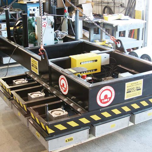 Magnetic lifting beam - Industrial Magnetics - steel sheet metal / fixed