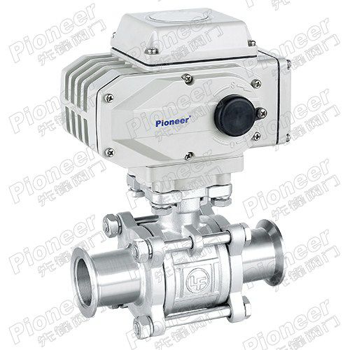 Ball valve - GUD-32KF - Wenzhou Pioneer Valve Co., Ltd. - electric / for liquid food products and beverages / for chemical products