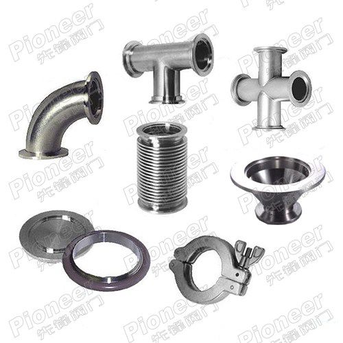 Vacuum fitting - Wenzhou Pioneer Valve Co., Ltd. - flange / T-shaped / elbow