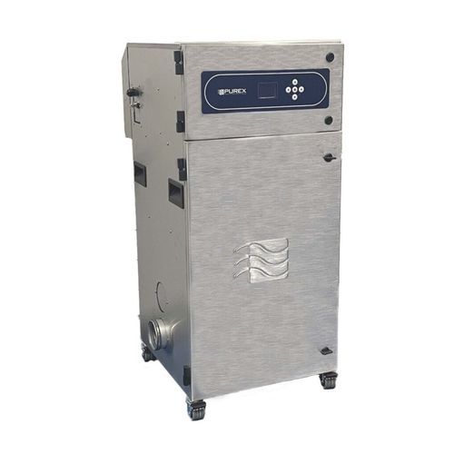 Mobile fume extractor - 800i 2-Tier - Purex International - floor-standing / industrial / activated carbon filter
