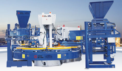 Hydraulic press - HP-1200T  - Quangong Machinery Co., Ltd. - forming / for concrete / rotating table