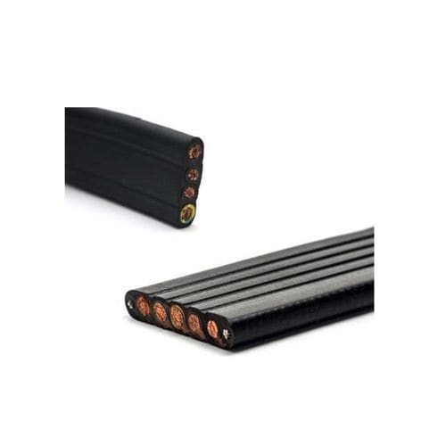 Crane electrical cable - YFFB - Hangzhou Nante Machinery Co., Ltd. - power / self-extinguishing / high-temperature