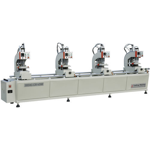 PLC-controlled welding machine - SHZ4G-120×4500 - JINAN YUEFENG MACHINERY CO., LTD. - standalone / for PVC / 380V three-phase