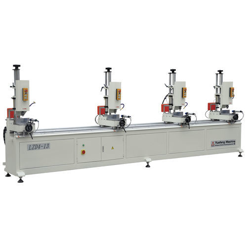 CNC drilling machine - LZD4-13  - JINAN YUEFENG MACHINERY CO., LTD. - for PVC profiles