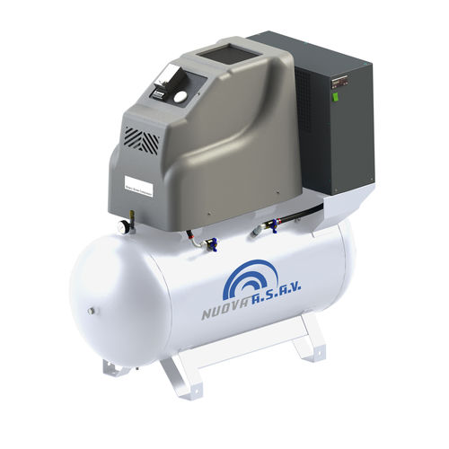 Laboratory compressor CV200DRF Nuova Asav screw / air / electricallypowered