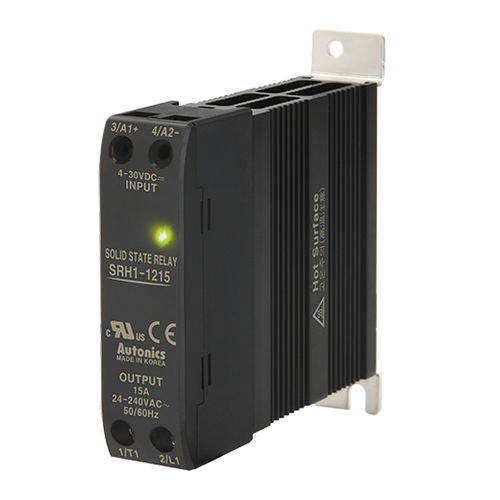 DC solid state relay - SRH1 series - Autonics - AC / single-phase / DIN rail