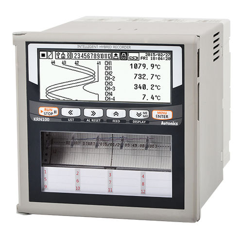 Strip chart recorder KRN100 series Autonics paperless