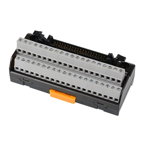 DIN rail-mounted terminal block - AFR series - Autonics - screw ...