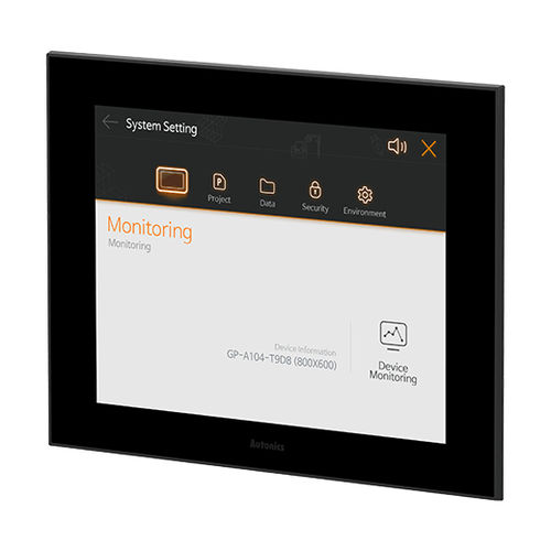 Graphic display panel - GP-A104 Series - Autonics - LCD / resistive touch screen / color