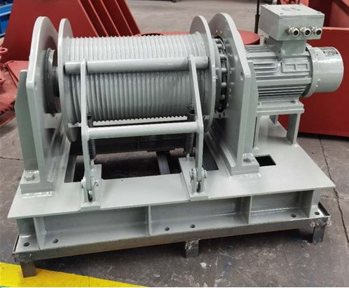 Electric winch - TaiXing Expansion Marine Equipment Company - wire rope / explosion-proof
