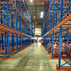 Storage warehouse shelving - Q235 - Nanjing Weida Logistics Equipment Company - handling / for heavy loads / for boxes