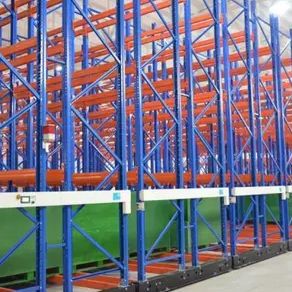 Mobile shelving - Nanjing Weida Logistics Equipment Company - compact / for heavy loads / for rolls
