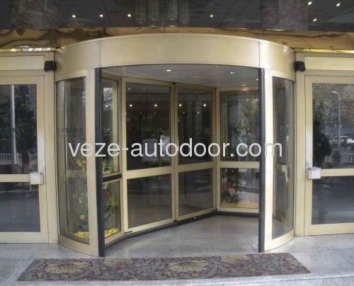Revolving door - VZ-R-2 - Ningbo VEZE Automatic Door Co., Ltd. - sliding / indoor / safety