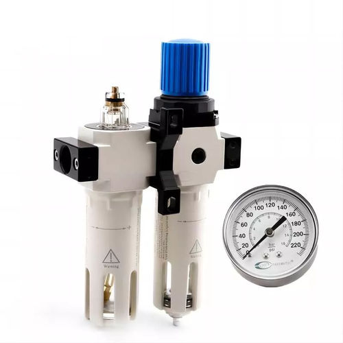 Compressed air FRL - VFC Series - Ningbo VPC Pneumatic Co., Ltd. - aluminum / thread connection / adjustable