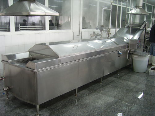 Belt blancher - DPT-S - SHAOXING WALLEY FOOD MACHINERY CO., LTD. - for fruits and vegetables / hot water