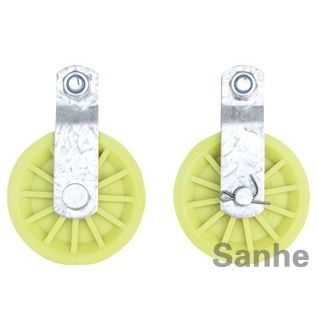 Rotating pulley - 3-1/2 - Shandong Yuyun Sanhe Machinery Co., Ltd. - plastic / cast iron
