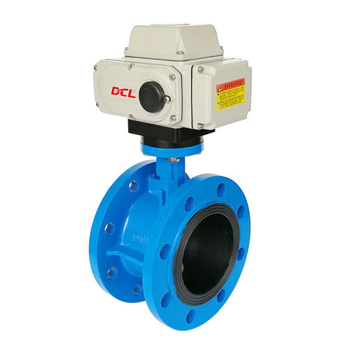 Butterfly valve - Dynamic Corporation Limited - electrically-operated / shut-off / flange