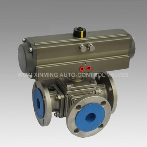 Ball valve - Wuxi Xinming Auto-Control Valves Industry Co., Ltd. - pneumatic / T-shaped / 3-way