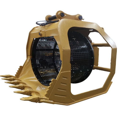 Screening bucket - Xuzhou Shenfu Construction Machinery and Equipment Co., Ltd. - for excavators / 6 teeth