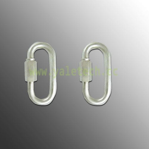Locking carabiner - YL-R01 - Hangzhou Yale Industrial Co., Ltd. - steel / oval