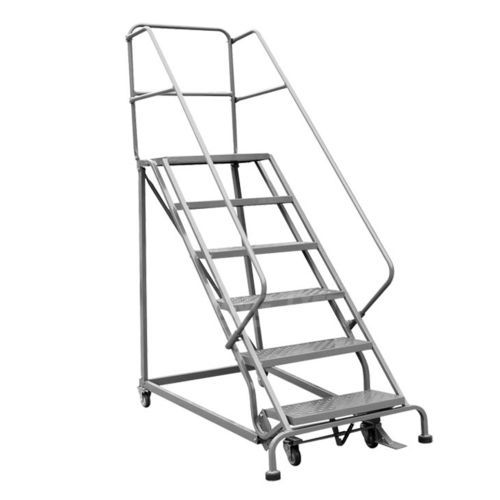 Wheel-mounted step ladder - YLM series - Wuxi Tongyang Machinery Technology Co., Ltd. - steel / 1-step / 2-step