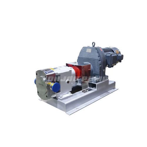 Rotary lobe pump - Zhejiang Yonjou Technology Co., Ltd. - for chemicals / with electric motor / stationary