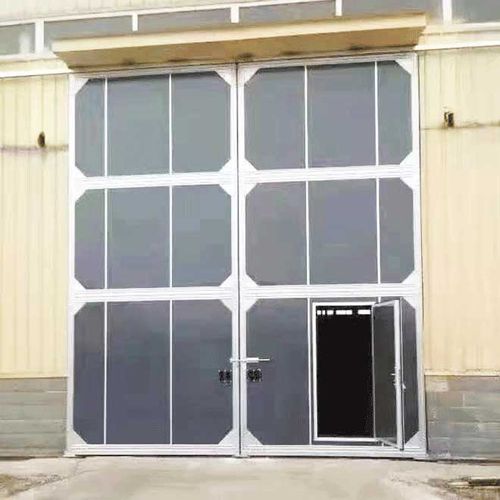 Industrial door - YUOU (LUOYANG) DOORS AND WINDOWS TECHNOLOGY CO., LTD. - sliding / indoor / exterior