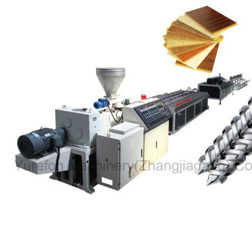 Panel extrusion line - YF series - Yurefon Machinery(Zhangjiagang) Co., Ltd. - plastic profile / plastics recycling / for wall panels