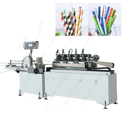 Drinking straw making machine - YRF - Yurefon Machinery(Zhangjiagang) Co., Ltd. - high-speed / PLC-controlled