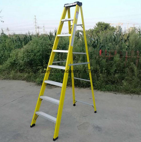 Fiberglass ladder - FT-8S - Qingdao Zeruida Industry & Trade Co., Ltd. - folding / for warehouse