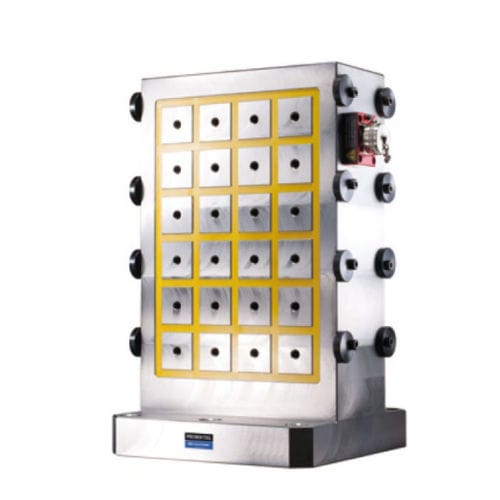 Electro-permanent tombstone - ECMC-HSF,ECMC-HDF series - HOMGE MACHINERY IND. CO., LTD. - cast iron / double-sided / four-sided